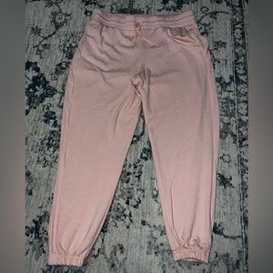 Pink Drawstring Sweatpants